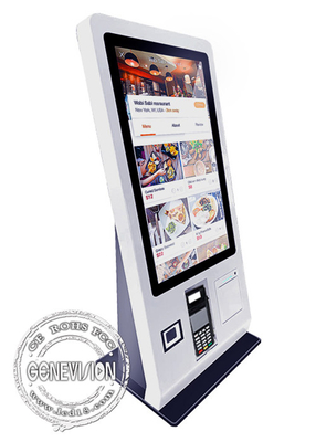 24&quot; Restaurant Countertop Touch Screen Self Service Kiosk With POS